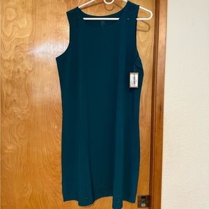 Title Nine Unconventional sleeveless dress, deep lagoon, size XL, new $99
